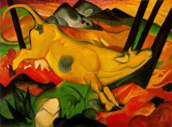 Franz Marc : The Yellow Cow II